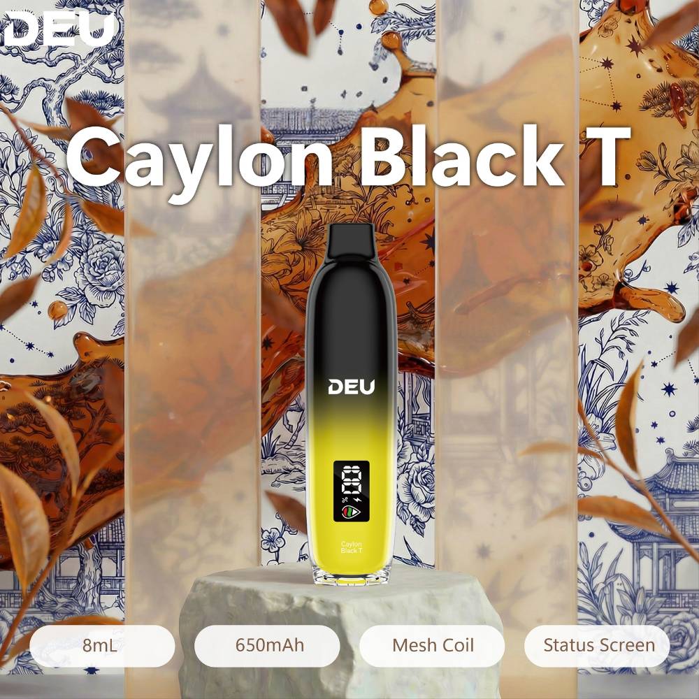 DEU 8mL Disposable Vape – Caylon Black Tea Flavor