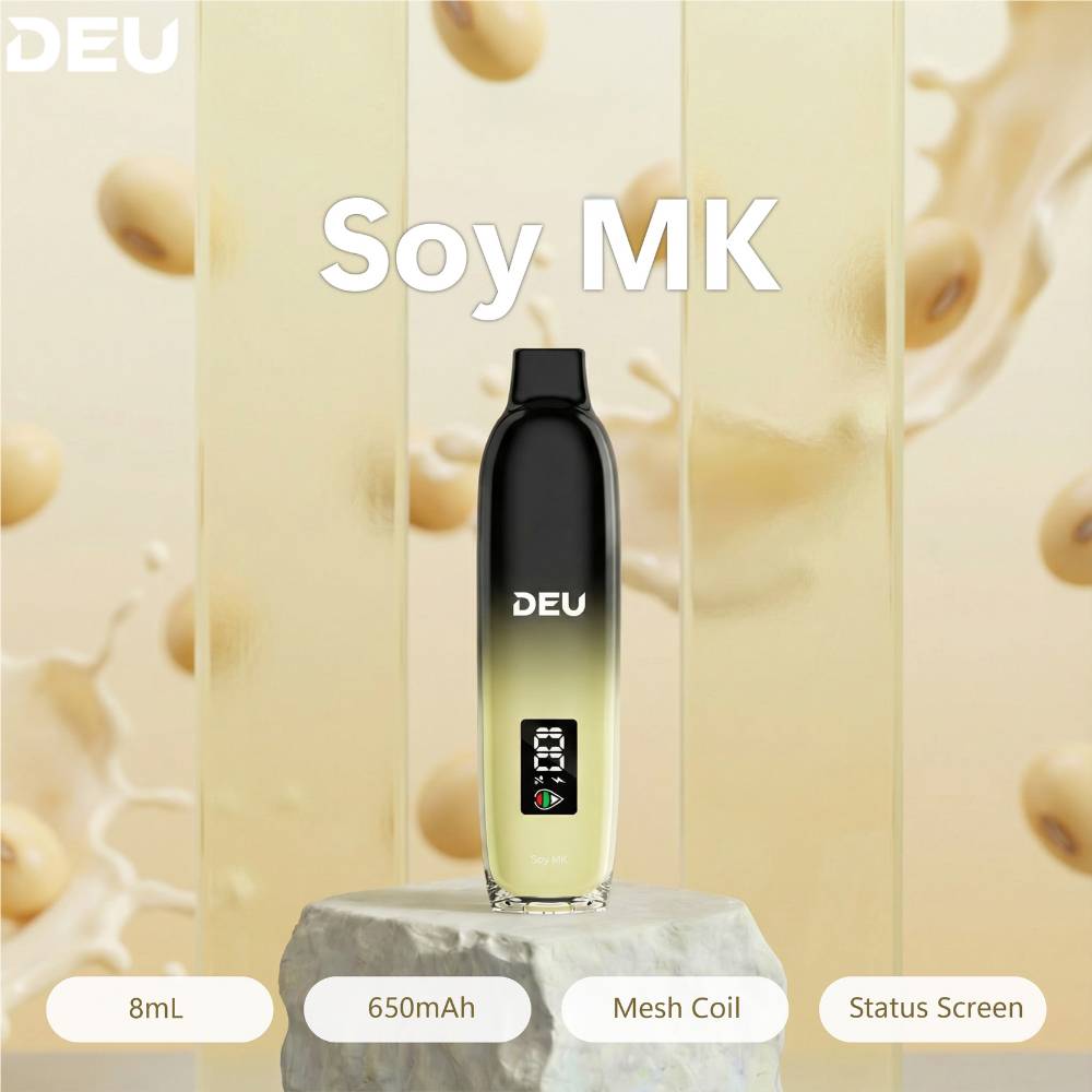 DEU 8mL Disposable Vape – Soy Milk Flavor