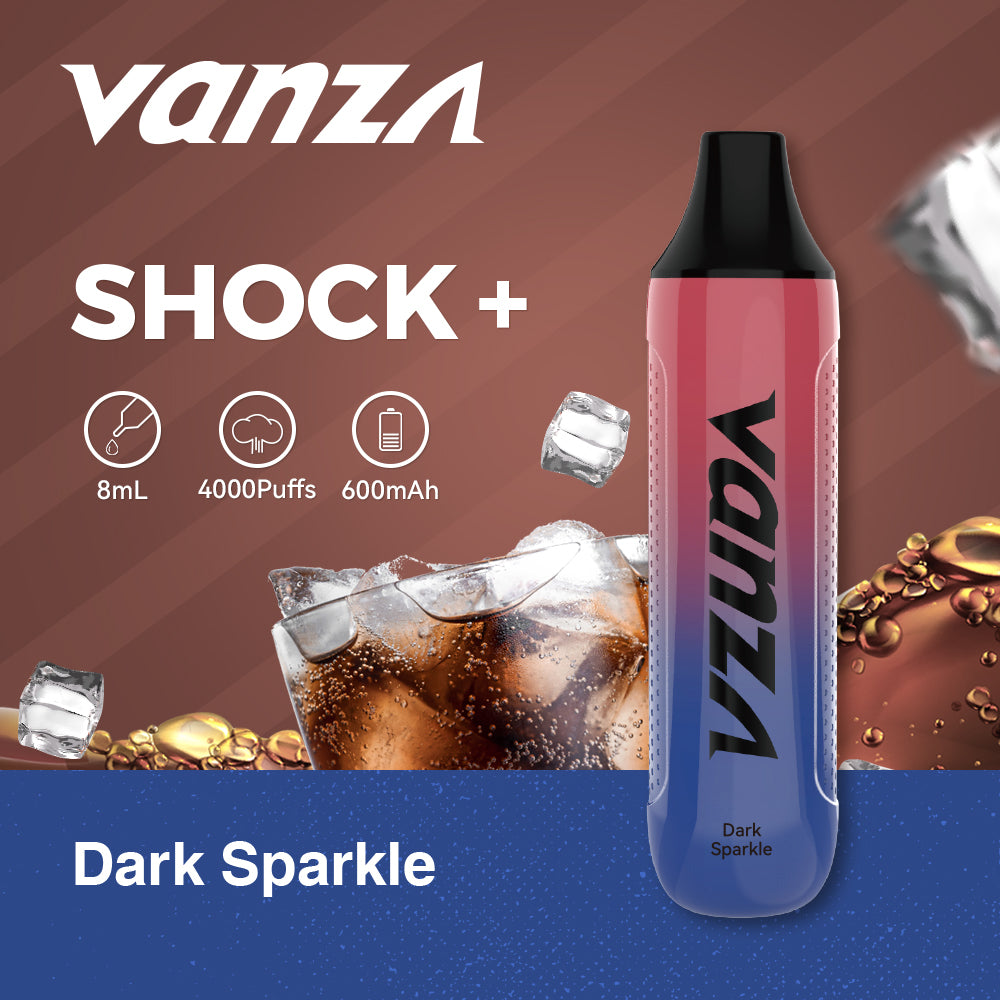 Vanza Shock+ Rechargeable Disposable Vape Dark Sparkle