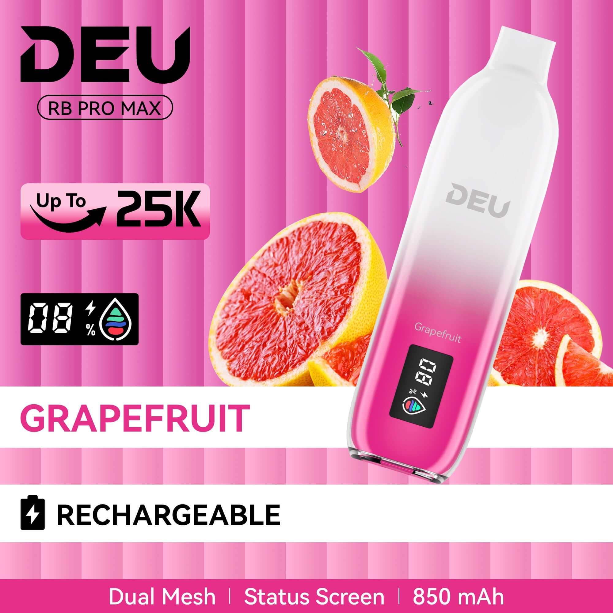 Pink Grapefruit Disposable Vape DEU RB Pro Max+ Grapefruit Pink Grapefruit Disposable Vape DEU RB Pro Max+ Grapefruit