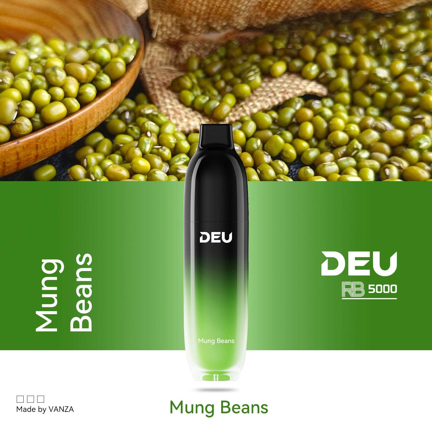 DEU RB5000 - 5000Puffs Disposable Vape Mung Bean