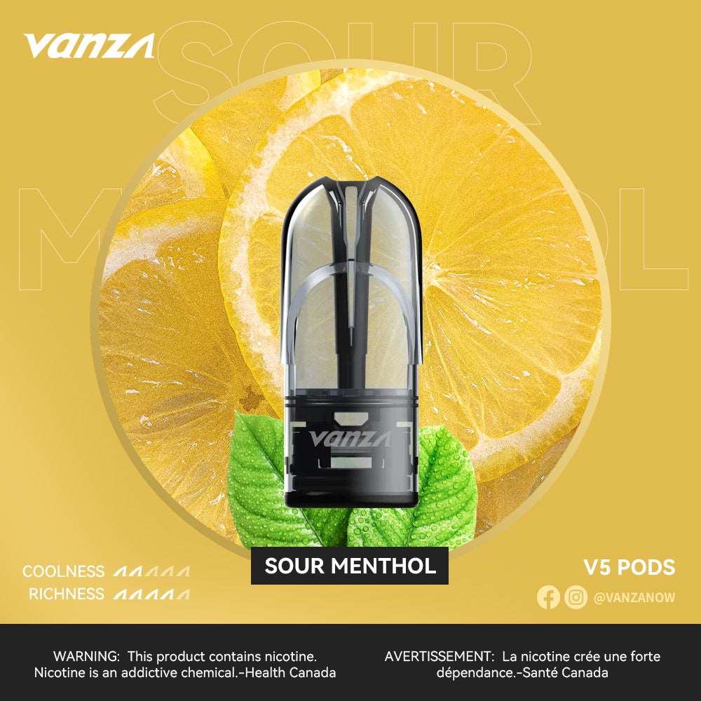 Vanza V5 Pods - Compatible Relx Lemon Ice