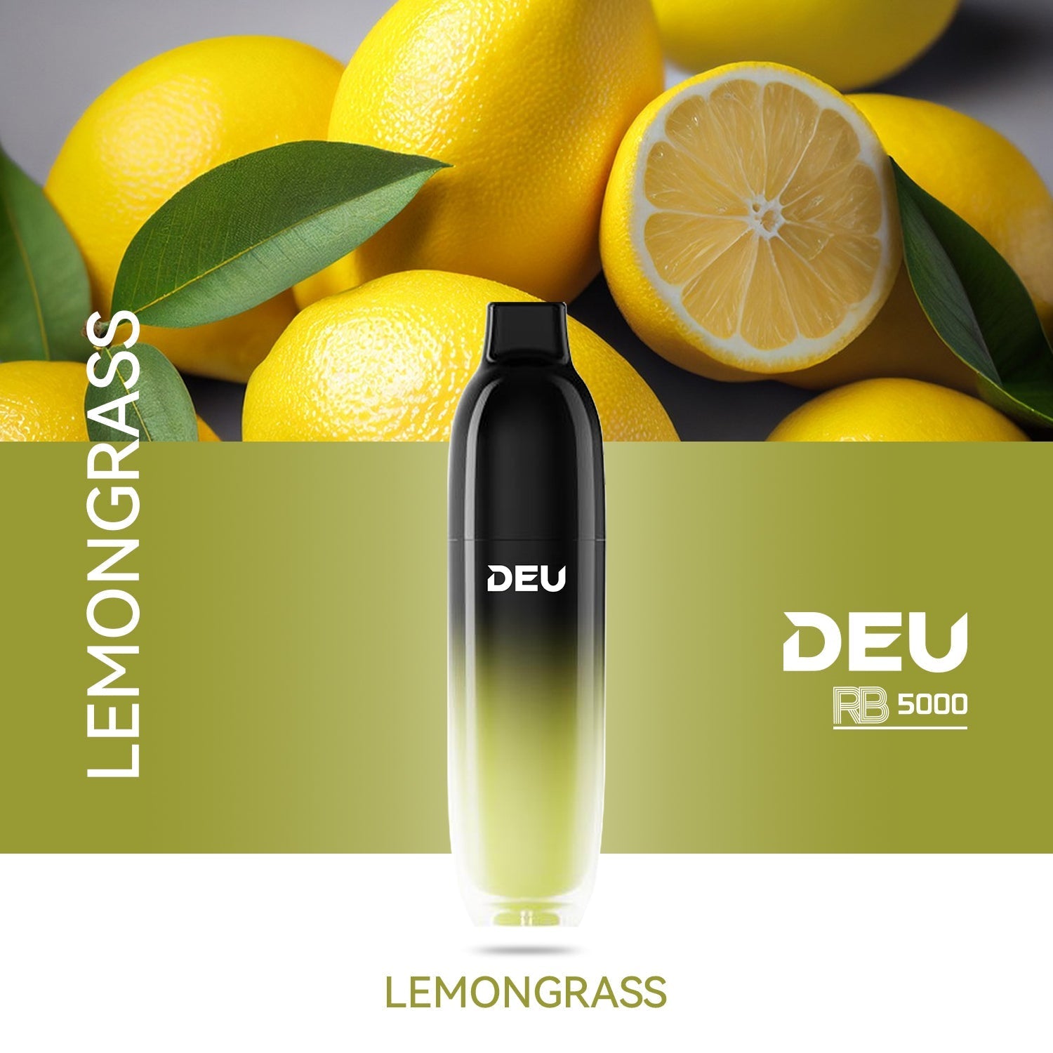 DEU RB5000 - 5000Puffs Disposable Vape Lemongrass
